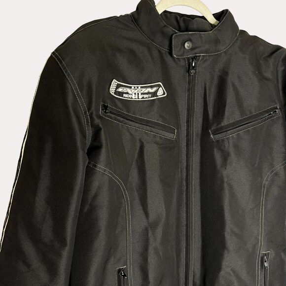 Legend Tungsten Riding Spirit Mens Motorcycle Jacket Black US 38 M bv - Picture 3 of 9